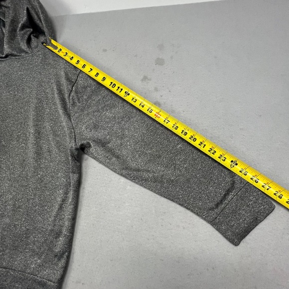 FC Barcelona Full Zip Hoodie XL Mens Soccer Futbol Club Barca Spain Heather Gray - Picture 8 of 8